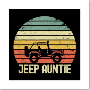 Jeep Auntie Vintage Jeep Posters and Art